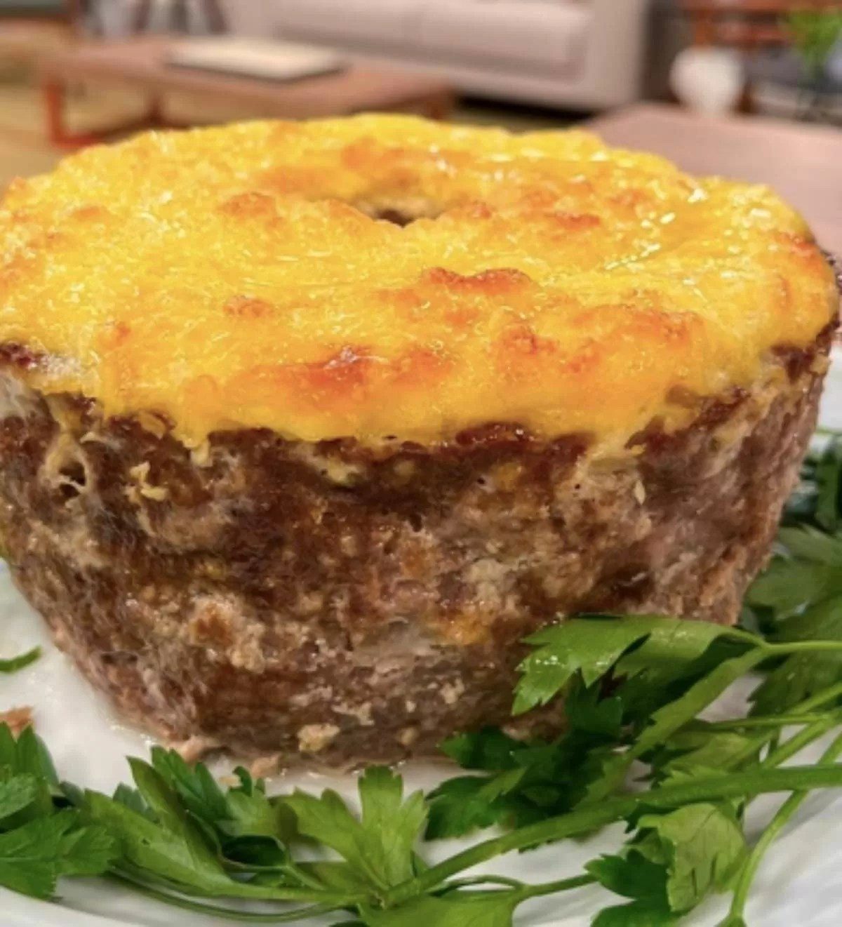 Bolo de Carne com Queijo