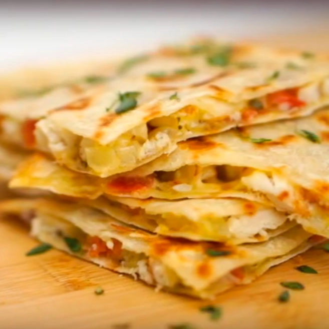 Frango Quesadilla - Todo Dia Receitas