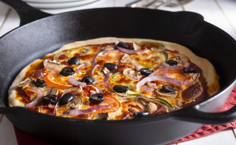 11 receitas de pizza de frigideira fit leves, deliciosas e variadas