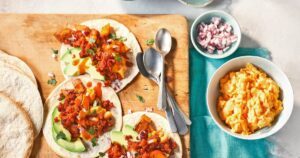Receita de tortilhas de chouriço e batata -doce