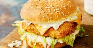 Air Fryer’s Fish Fillet Filet Burgers com receita de molho tartare