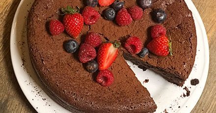 Bolo de chocolate sem farinha