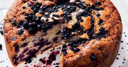 Bolo de mirtilo | Boa comida