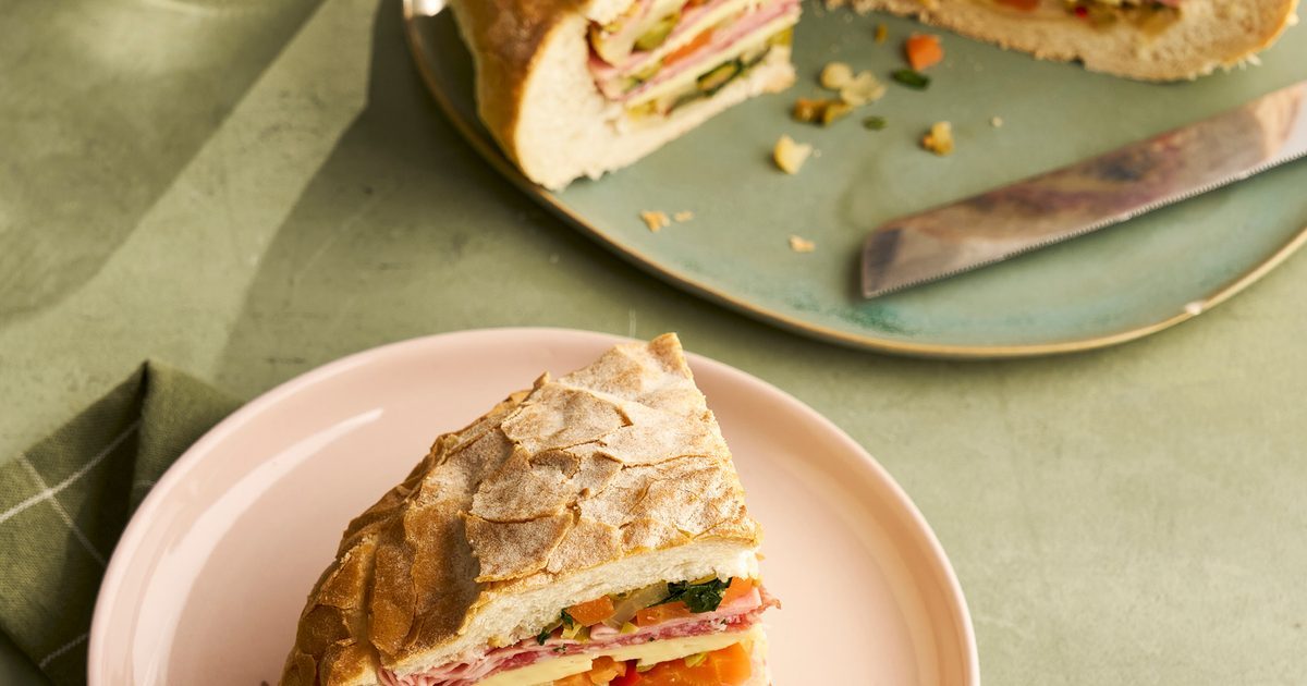 Muffuletta de pelúcia italiana