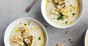 Sopa de couve -flor