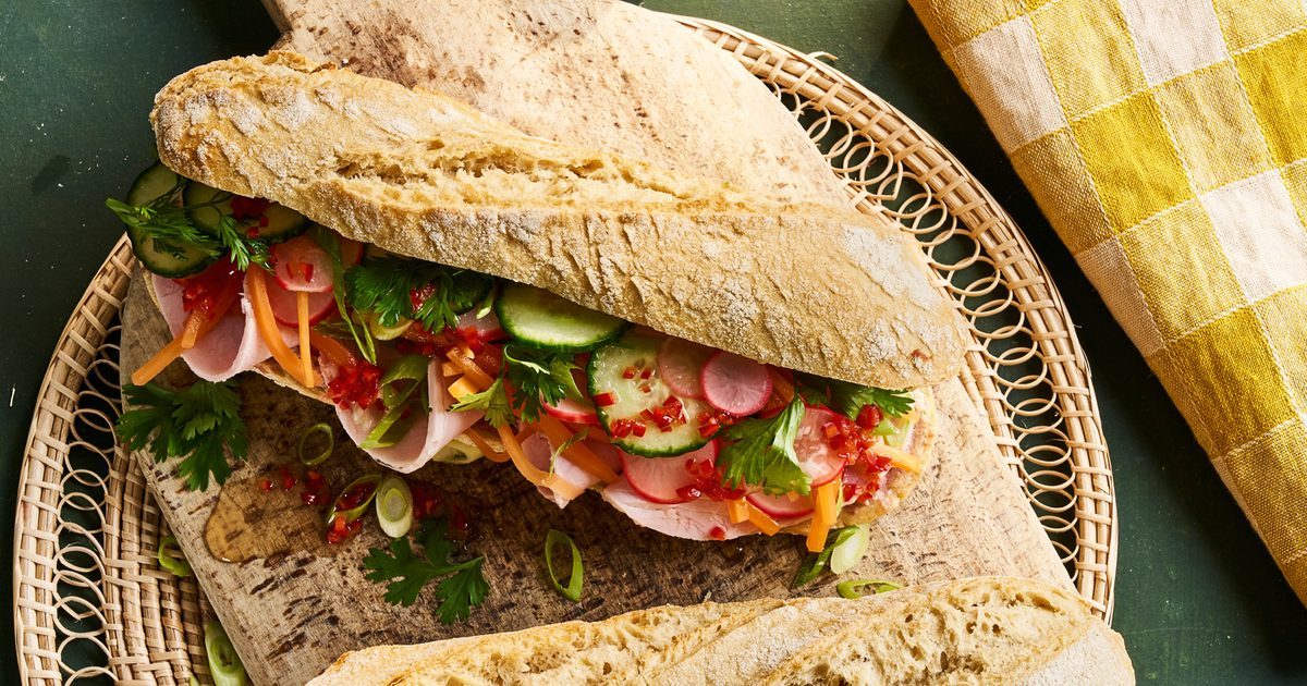 Piquenique banh mi baguete