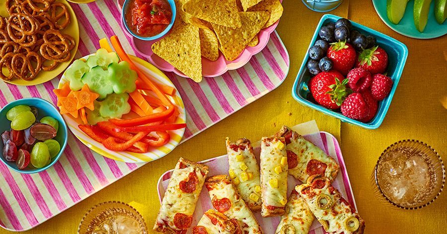Receita de bandejas de lanches noturnas de filme