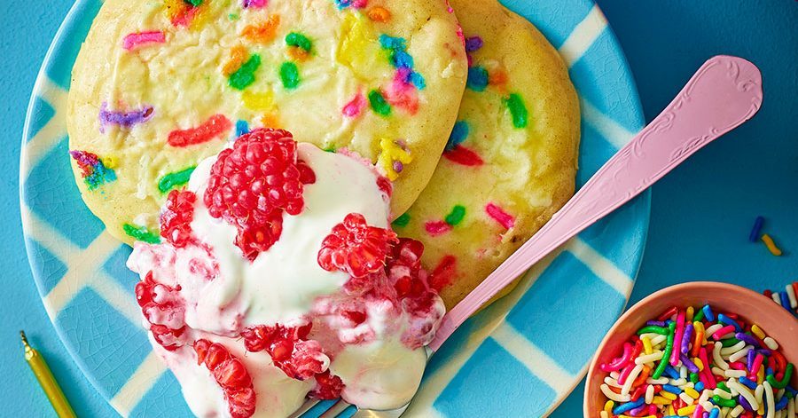 Receita de panquecas Funfetti Ripple Ripple Ripple