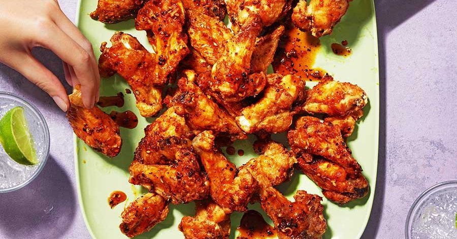 Gochujang e Sichuan Pepper Asas de frango Receitações