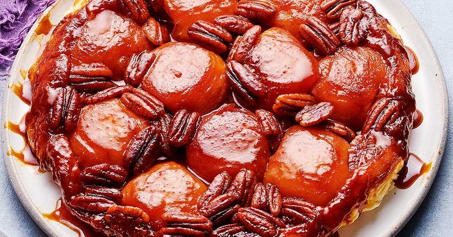 Miso Apple & Pecan Tarte Tatin Receita