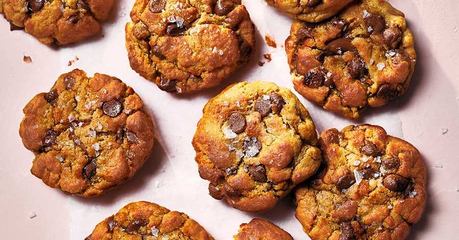 Receita de biscoitos de manteiga de amendoim e chocolate Air Fryer