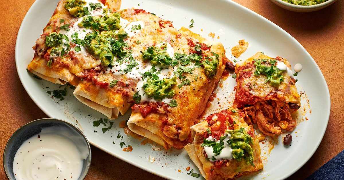 Enchiladas de fogão lento