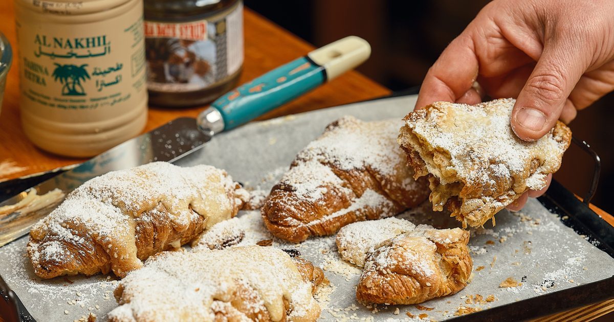 Receita de Tahine Croissants | Boa comida