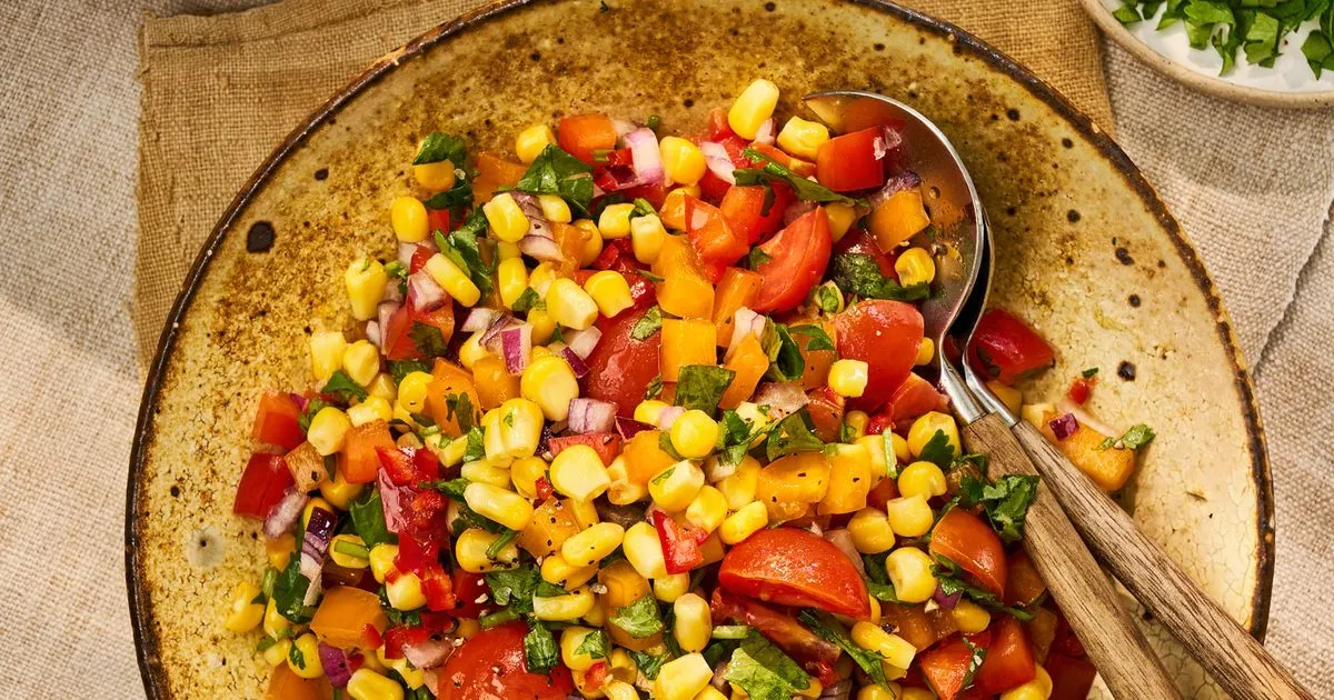 Salada de confete de córmula doce