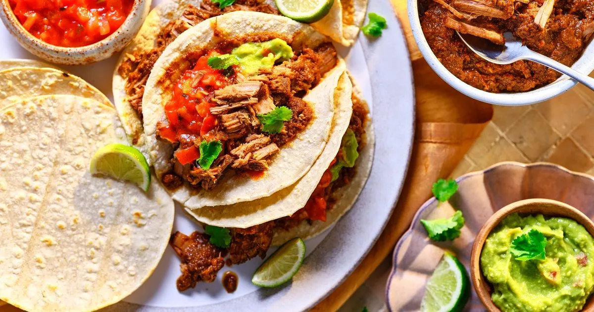 Receita de tacos de fogão lento | Boa comida